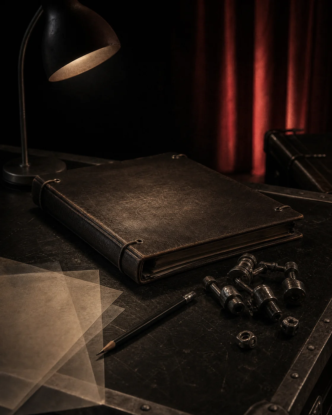 Rig folio with joint hardware